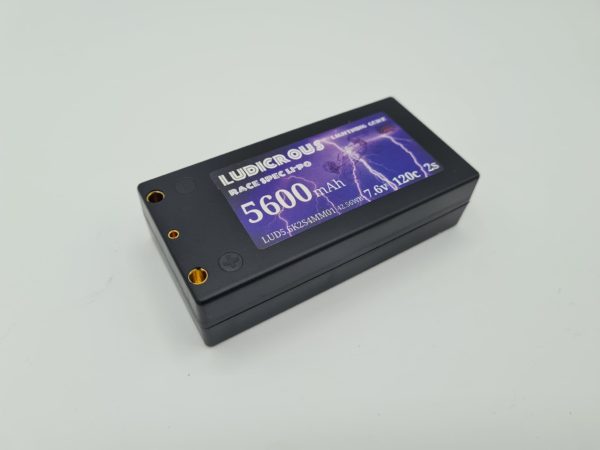 Ludicrous Lipo 2s HV 7.6v Shorty 5600mah (4mm)
