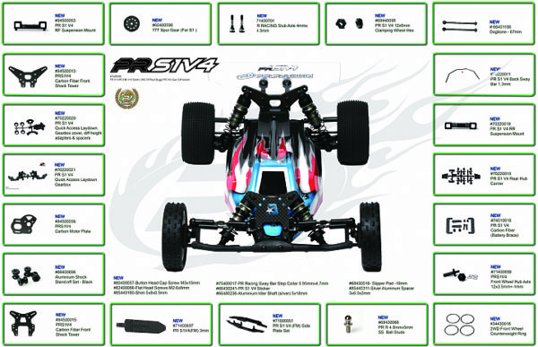 PR Racing S1V4 R 1:10 Scale 2WD Off Road Electric Competition Buggy - Image 2