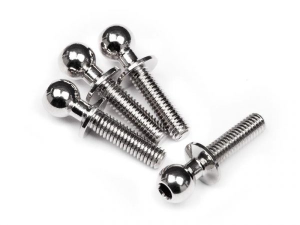 HB RACING Ball Stud 4.8X5X10mm (4pcs)