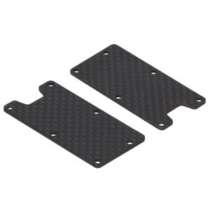 HB RACING D2 EVO Carbon Arm Cover (Rear)