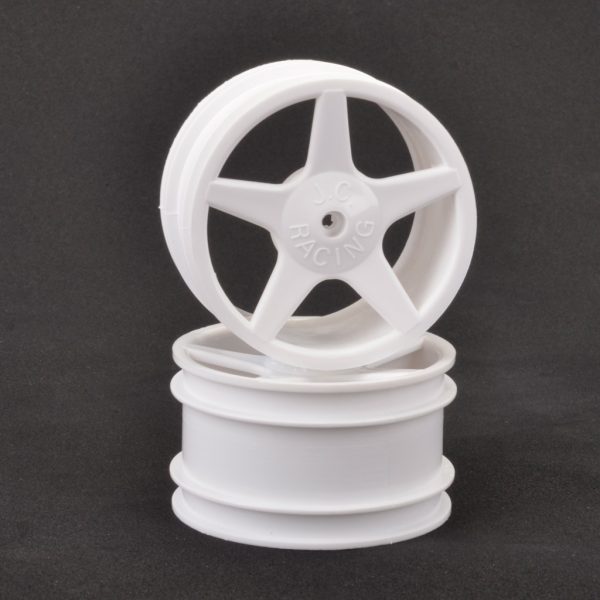 JC 5 Spoke 2.2 Rear White Wheel XLS,PC  pr