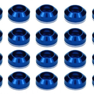 3X9mm Round Washer (Blue) (20)
