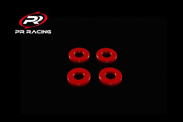 Red Aluminum Spacer - 0.9mm (4)
