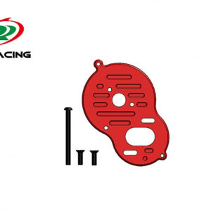 S1 CNC Option Motor Plate 3mm (Red) (1)