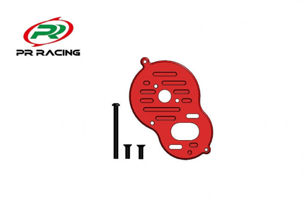 S1 CNC Option Motor Plate 3mm (Red) (1)