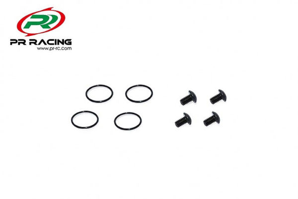 Shock Cap. Screw 2.5x4-4pcs and (O-Ring 13x1)Set (4)