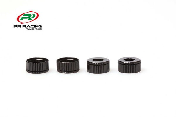 Lower Shock Seal Cap+0.5mm- Black (4)