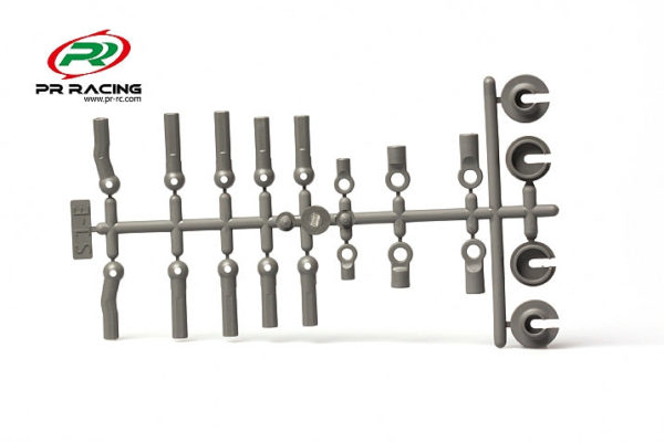 Gray-Shock End & Spring Cup Set & Rod End  (2)