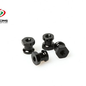 Aluminium Shock Stand off Set - Black (4)