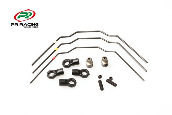 Team PR Racing PRS1V3 EVO Rear Anti-Roll Bar Drop Link & Collet (1.2mm/1.3mm/1.4mm) (1)