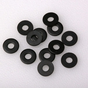 Shim 3x8x0.8mm BLACK (12)