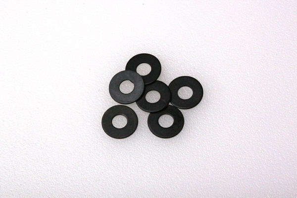 Shim - 3 x8 x0.5mm BLACK (6)