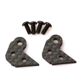 PRS1V3 Buggy Carbon Fibre Pro Steering Plates and Screws-D (For:Tight Track
/Carpet use) (2)