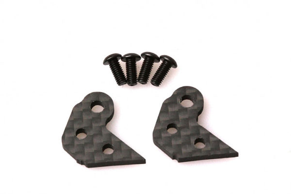 PRS1V3 Buggy Carbon Fibre Pro Steering Plates and Screws-D (For:Tight Track
/Carpet use) (2)