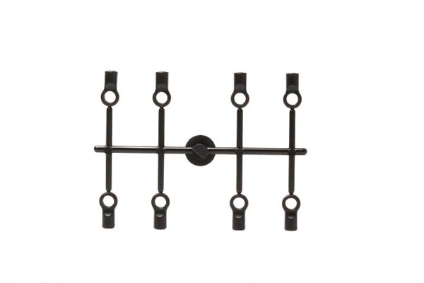 PR Racing Rod End 3x4.85 (black)  (8)