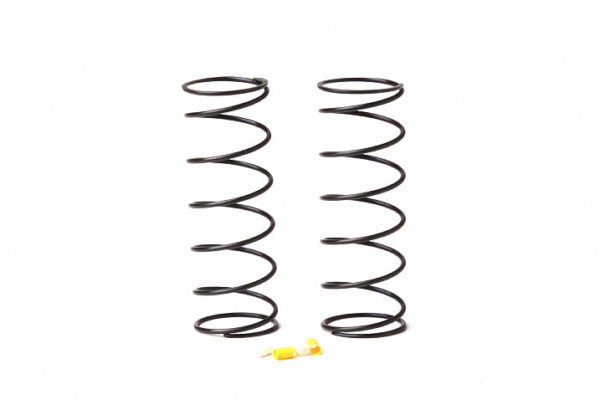 1/10 Rear Shock Spring-White/Yellow 0.065kg/mm For Type R (2)