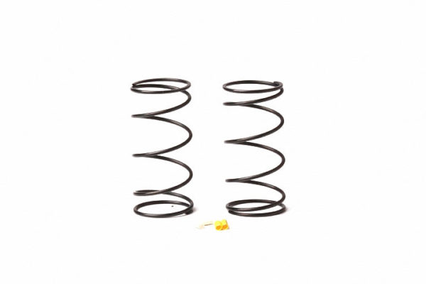 1/10 Front Shock Spring-White/Yellow 0.090kg/mm For Type R (2)