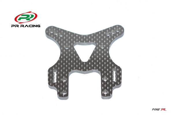 PR S1 V3R 4mm Carbon Fiber Front Shock Tower-For TYPE R (1)