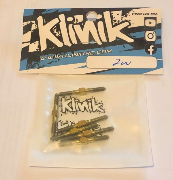 Klinik RC PR S1 V4 Gold Titanium Turnbuckle Kit 7pcs