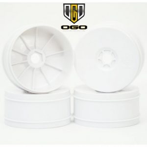 OGO 1/8th Buggy White Wheels 4pcs