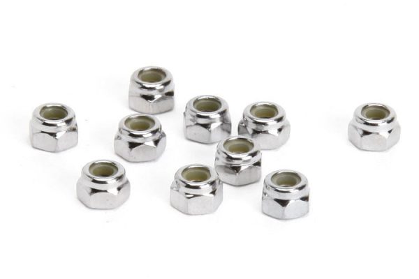 0400 4mm Nylon Nuts