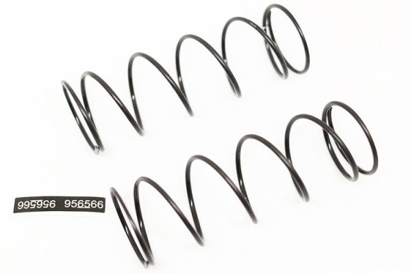 956566 Rear shock spring Black/Pink Hard (2)