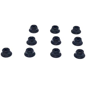 0300FL 3mm flange nuts (10)