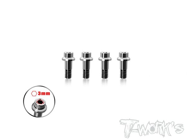 TP-183 64 Titanium King Pin Screw 4pcs. ( For Agama N1/A319/A319E)