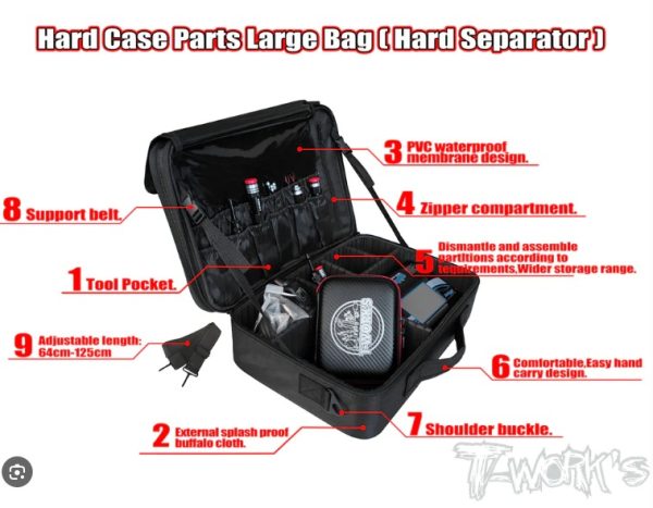 TT-075-F-L Large Hard Case Parts Bag ( Hard Separator ) - Image 2