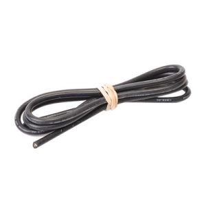 Core RC Silicone Wire 12AWG - Black 1mtr