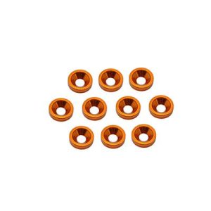 Alloy M3 Csk Washers - Orange 10pk