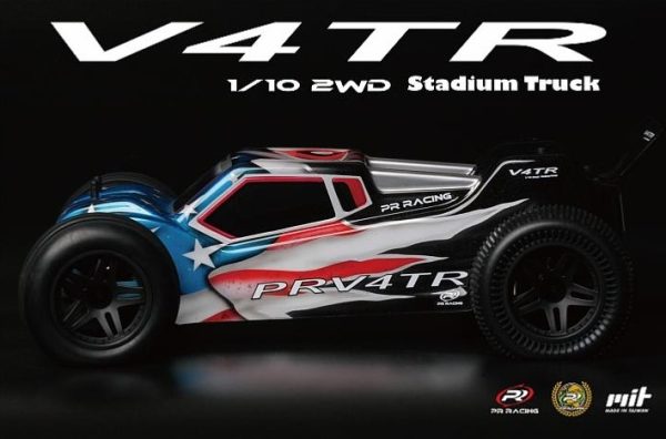 PR Racing 2024 S1 V4TR 10th Electric 2WD Stadium Truck Kit