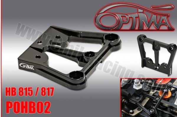 6MIK HB Racing D8/D819 2024 V2 Front Upper Plate (Alloy)