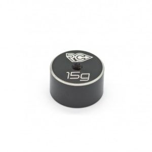 RCPJ-A019 RC-Project Small Brass Black Weight - 15g (1pc)