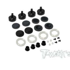 TO-343-HB Black Multi Function Shock Caps - HB D8/D819/Evo