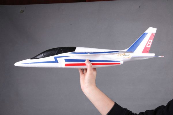 FMS 600mm Free Flight Alpha Glider Kit - Red/Blue - Image 2