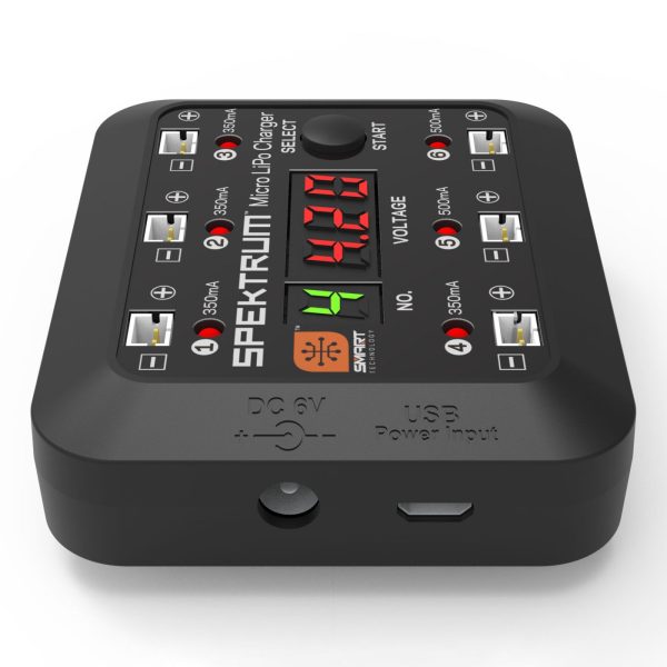 Spektrum Micro 6 Port DC/USB 1S LiPo Charger - Image 2