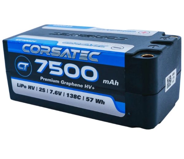 Corsatec Graphene HV+ Lipo 2s Big shorty 7500mah