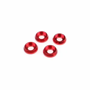 M4 finishing washers - Red