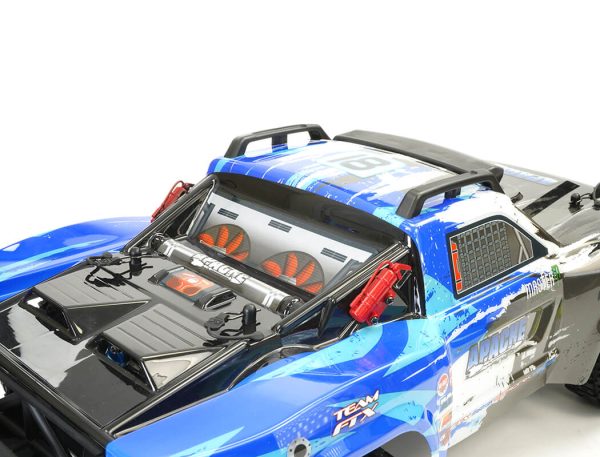 FTX Apache 1/10th Brushless Trophy Truck RTR - Blue - Image 6
