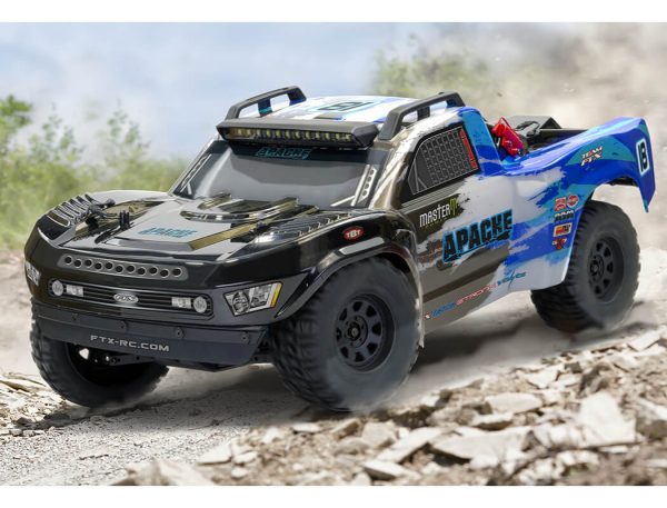 FTX Apache 1/10th Brushless Trophy Truck RTR - Blue - Image 3