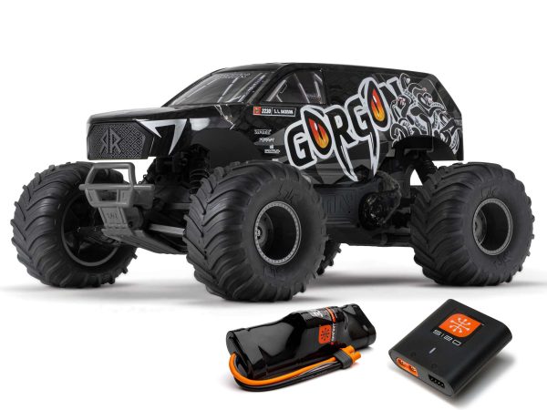1/10 GORGON MEGA 550 2WD MT RTA Kit w/Batt & Chg Gunmetal