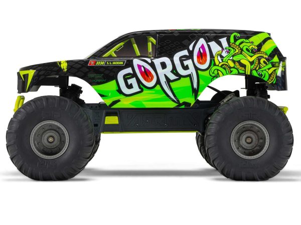 1/10 GORGON MEGA 550 2WD MT with Battery & Charger Yellow - Image 2