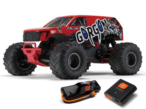 1/10 GORGON MEGA 550 2WD MT with Battery & Charger Red