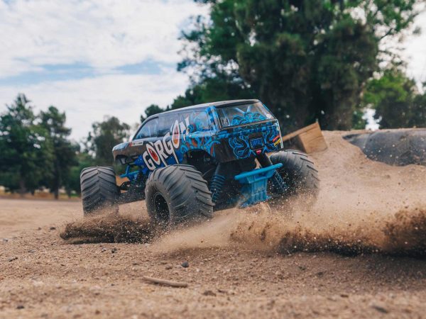 1/10 GORGON MEGA 550 2WD MT (no Battery/Charger) Blue - Image 3