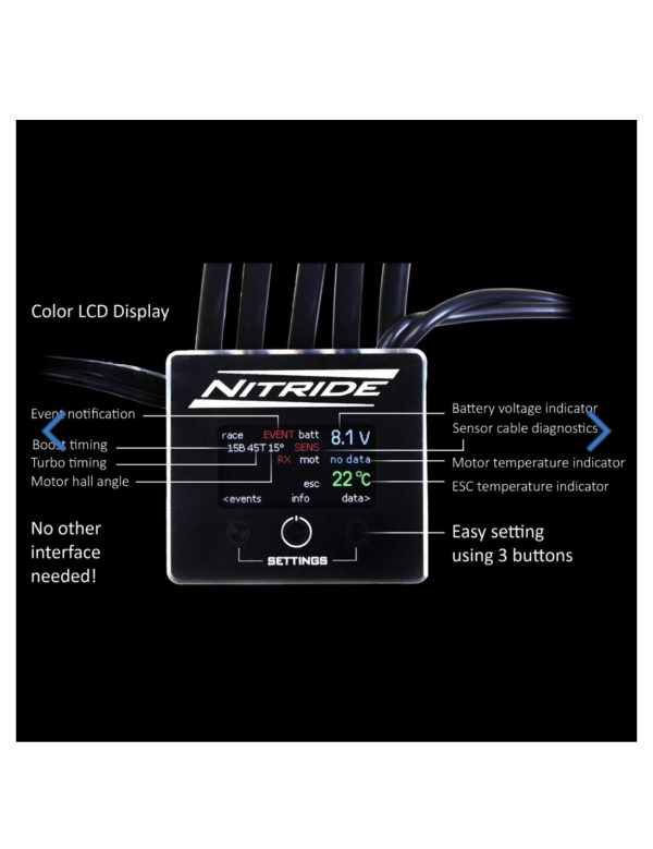Elceram Nitride G1F 1/10TH ESC 180A - Image 2