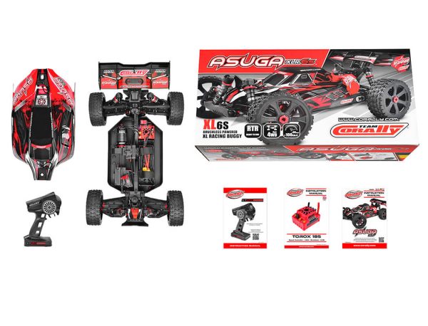 Corally Asuga XLR 6S Brushless Buggy RTR - Red - Image 4