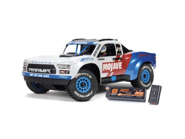 1/16 MOJAVE GROM 223S BLX 4X4 DT with Batt/Charger White
