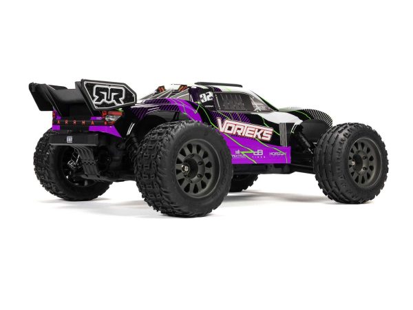 1/10 VORTEKS MEGA 550 4X2 ST with Battery & Charger Purple - Image 2