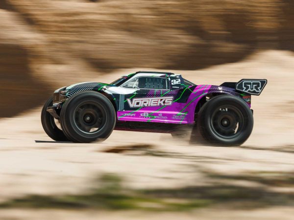 1/10 VORTEKS MEGA 550 4X2 ST with Battery & Charger Purple - Image 3